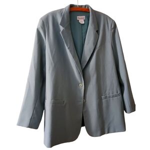 Vintage Tanjay Babyblue Blazer// Sz. 18// Lined
